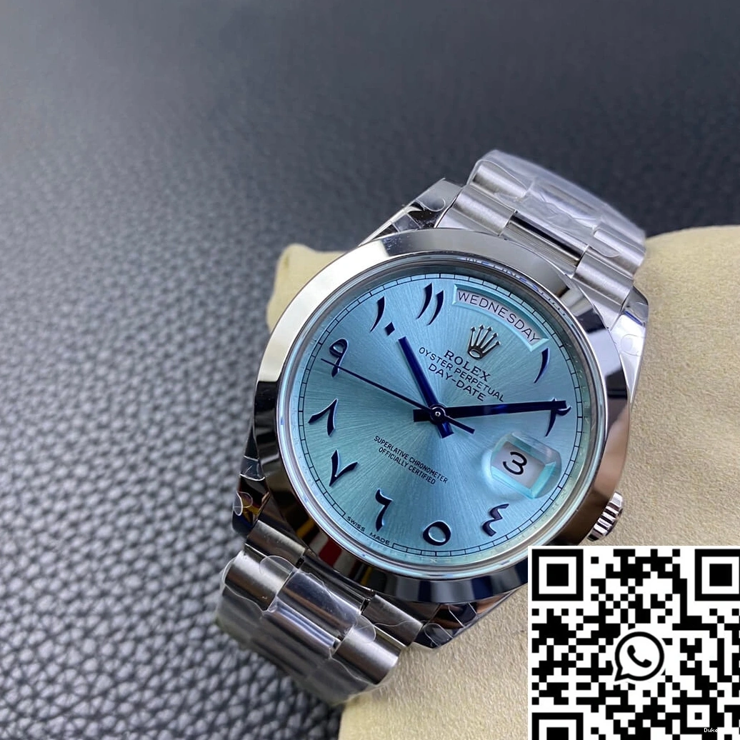 Ice Day Middle Date Dial BP Stainless Steel Factory East Rolex Blue Customization 0327